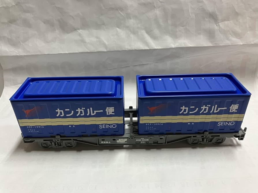 Nゲージ 鉄道貨物列車 西濃運輸 カンガルーライナー コキ106 コキ107 西濃運輸コンテナ付き コキ107が入線しました。TOMIX 97902 限定